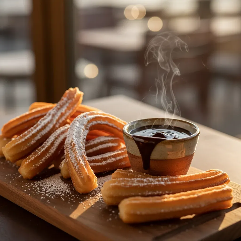 Churros au Chocolat: Le Goût Authentique de Madrid, Fait Maison