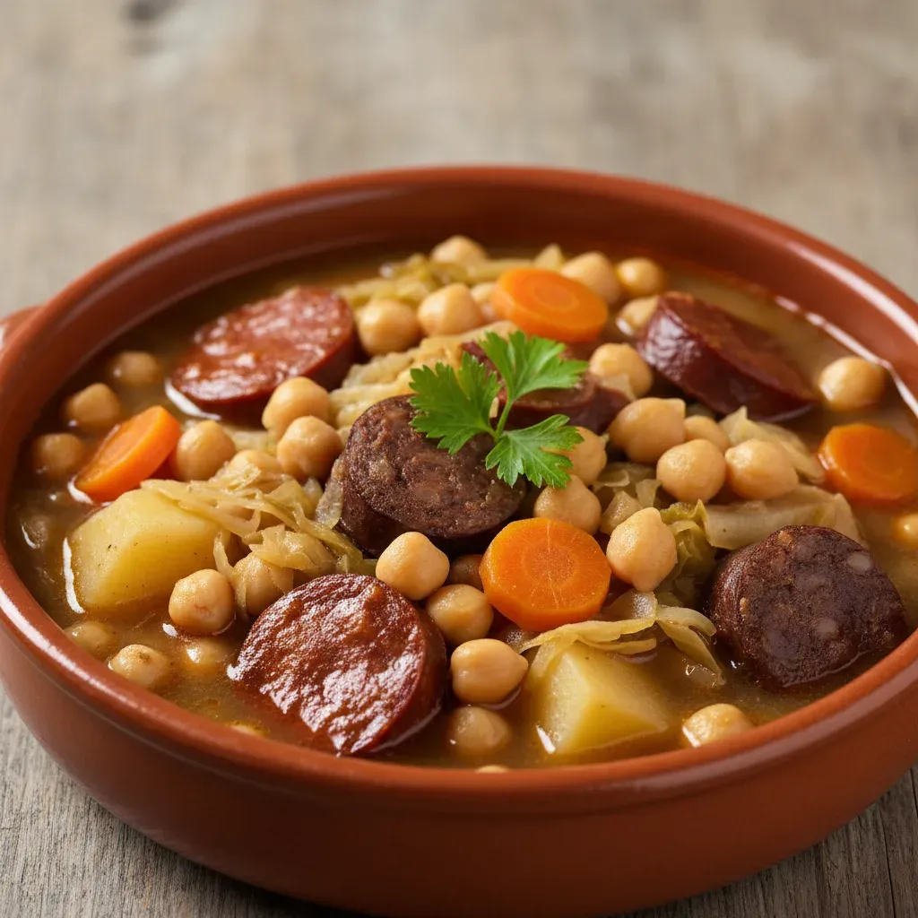 Cocido Madrileño : Le ragoût emblématique de Madrid, tradition et saveurs