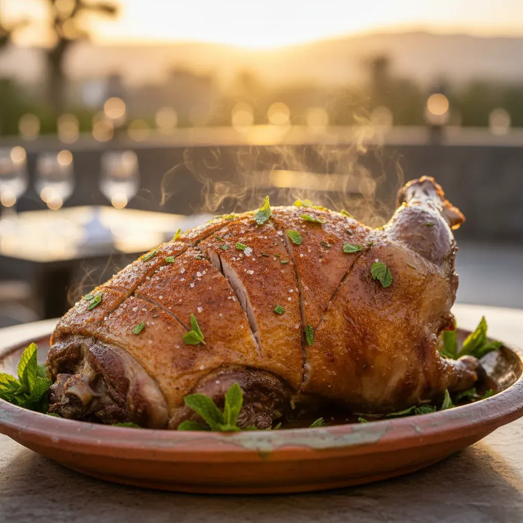 Méchoui d'Agneau: Le Voyage Culinaire Bédouin au Cœur du Désert