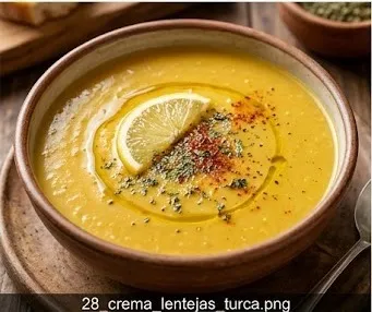 Velouté de Lentilles Corail et Carottes à la Turque