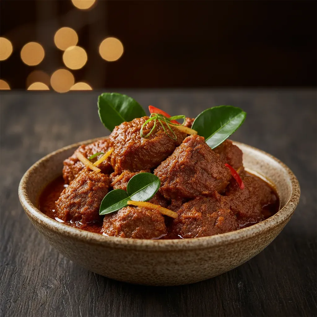 Rendang de Bœuf : Le Curry Sec de Sumatra qui vous Envoûtera